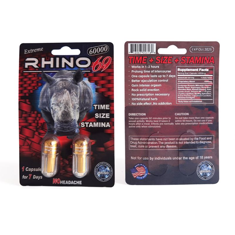 Pill Rhino ho an'ny lehilahy (3)