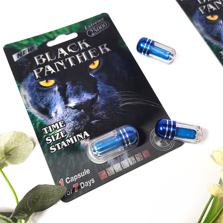 Rhino 69 3D Pill Cards  Blister Packaging Card With Plastic Cover Bottle