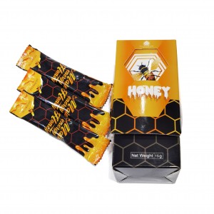 Ginseng Male Sex Honey Full Box Gold VIP Stick Pure Honey Supplement