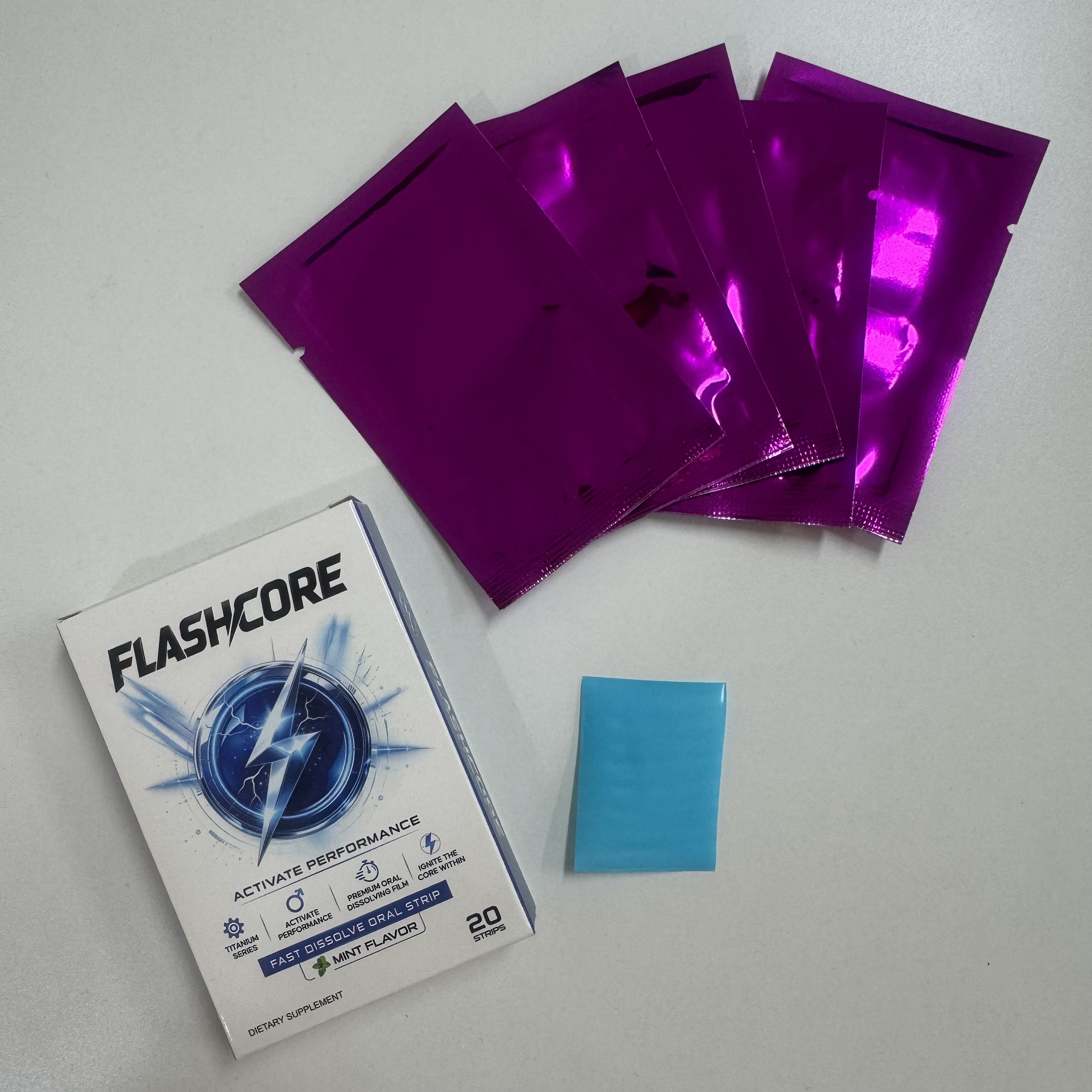 Fast Dissolving Erection Strips OEM Factory Wholesale 20 Pack Box