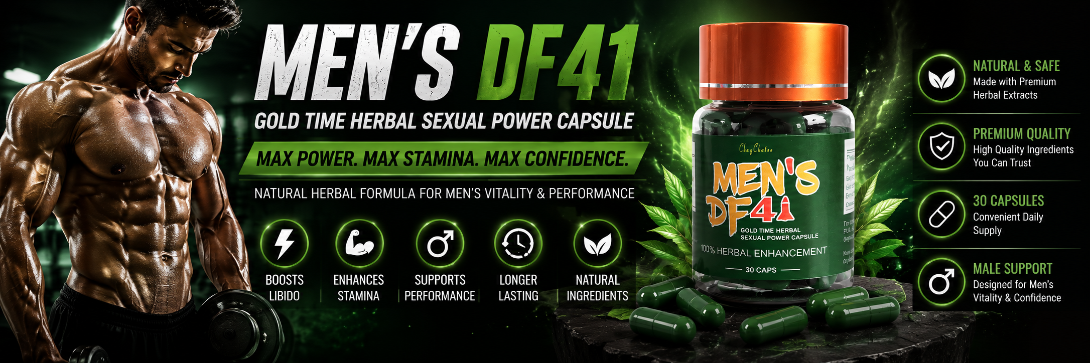 MEN’S DF41 Male Vitality Capsules
