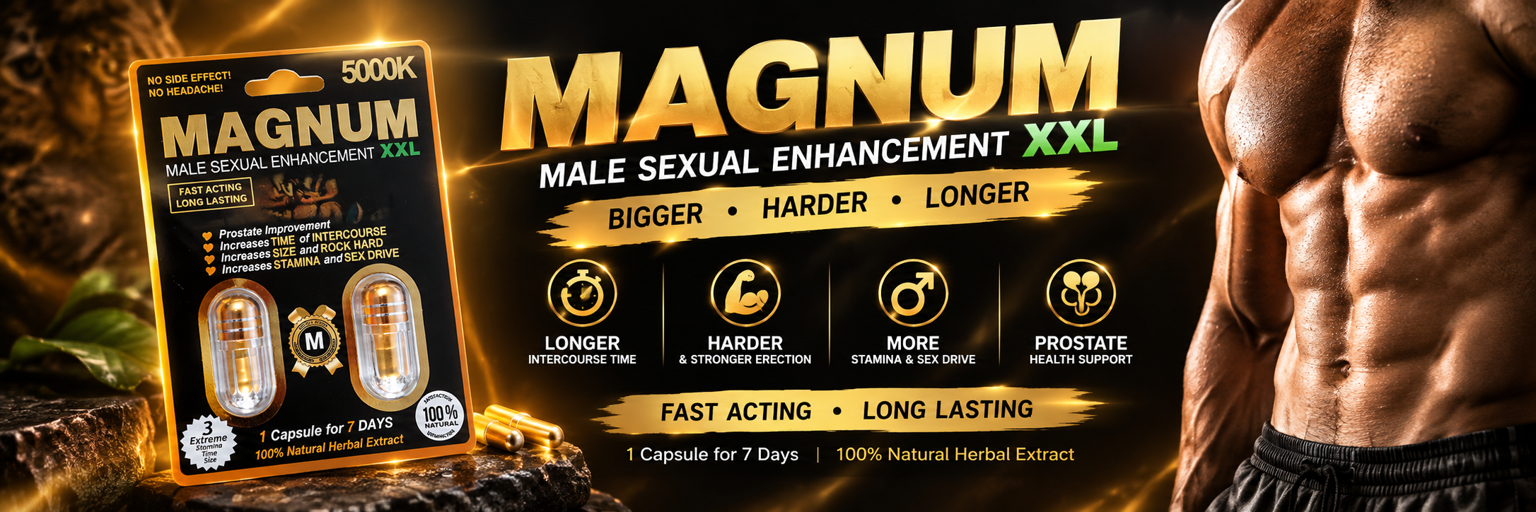 Magnum XXL 2000k male enhancement capsules