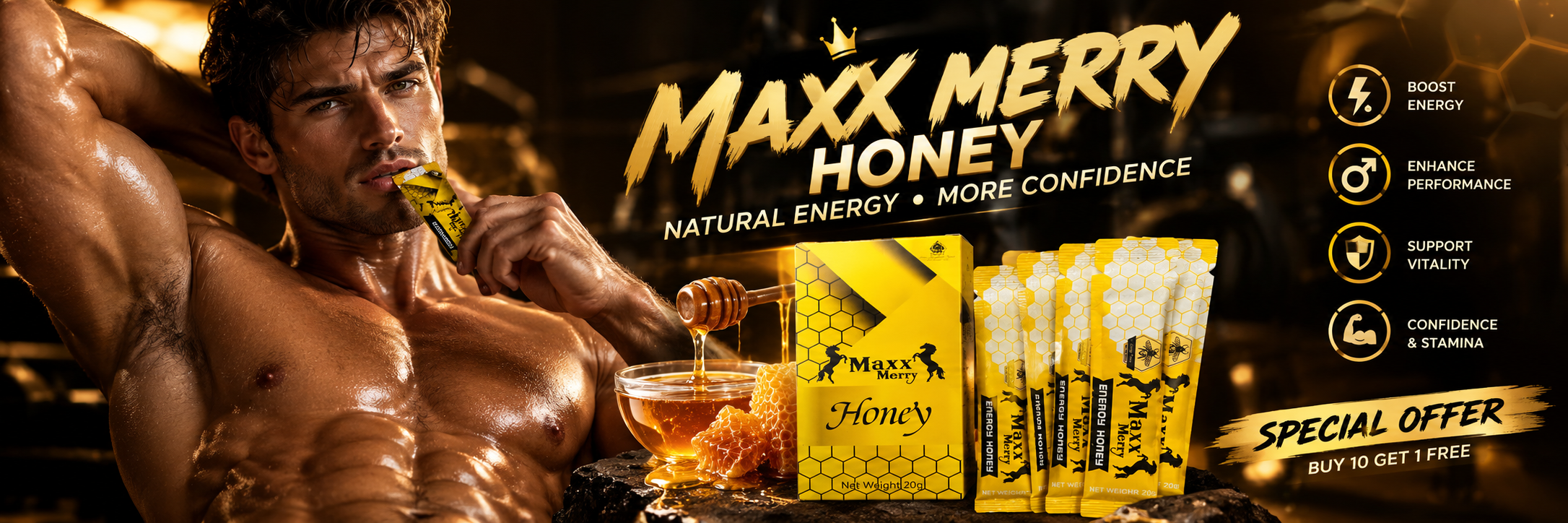 Maxx Merry Energy Honey 20g