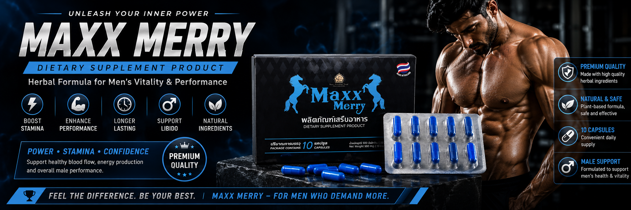 Maxx Merry OEM Sex Delay Capsule Factory