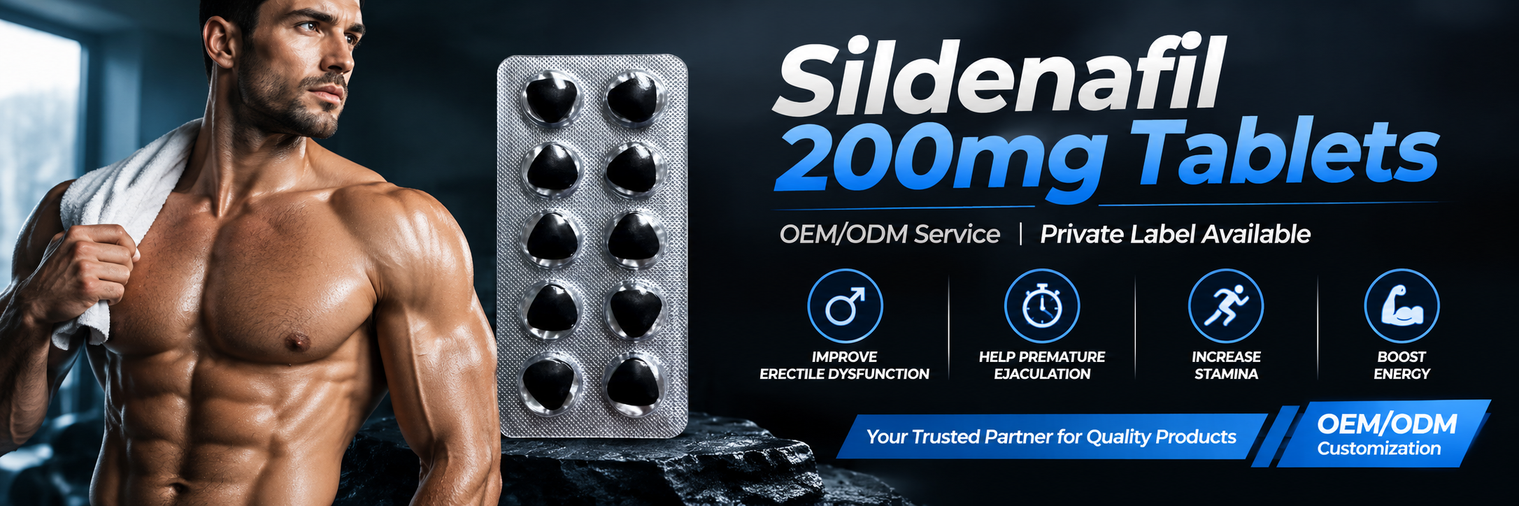 Sildenafil 200mg Tablets OEM